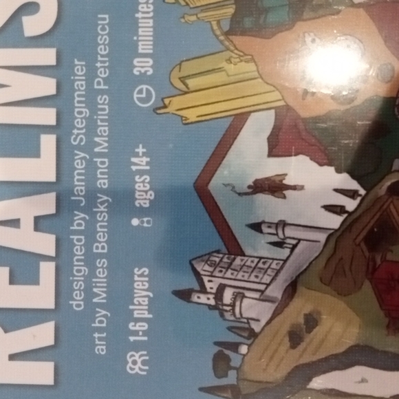 Game 1st print #d Rolling Realms roll & write by Stonemaier 1-6 players nib - Picture 8 of 8